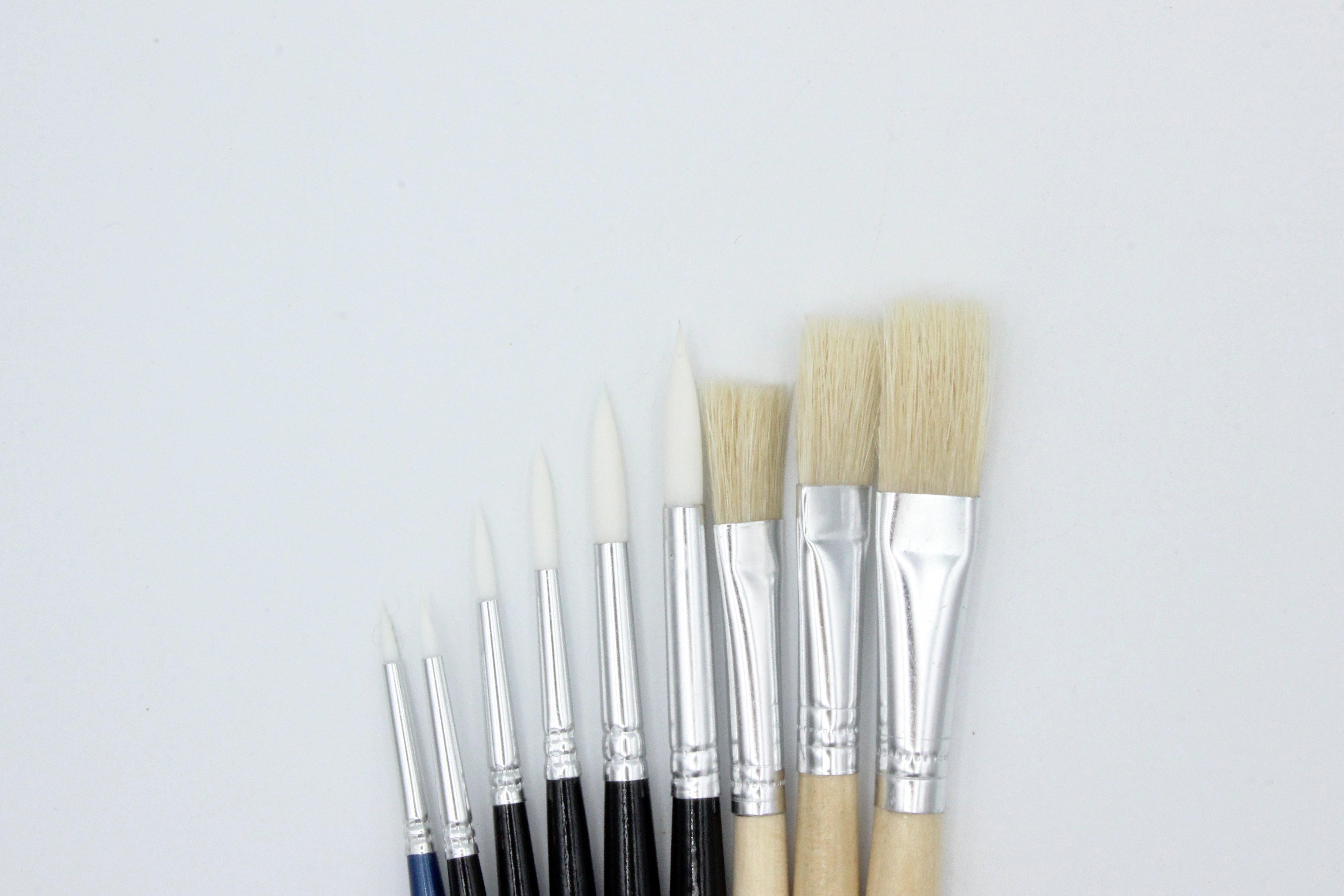 Small Brush Set - Perfect for many different paints and brushing techniques