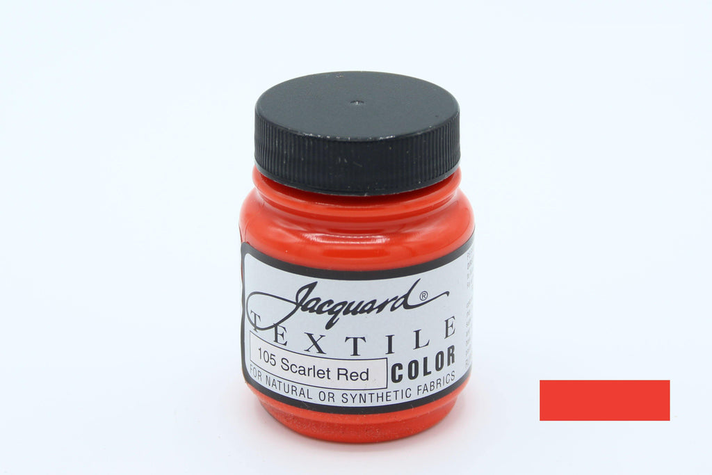Jacquard Textile Colour Fabric Paints - Intense colour, water-based, easily cured and colourfast, good for lighter fabrics - SWFX Shop
