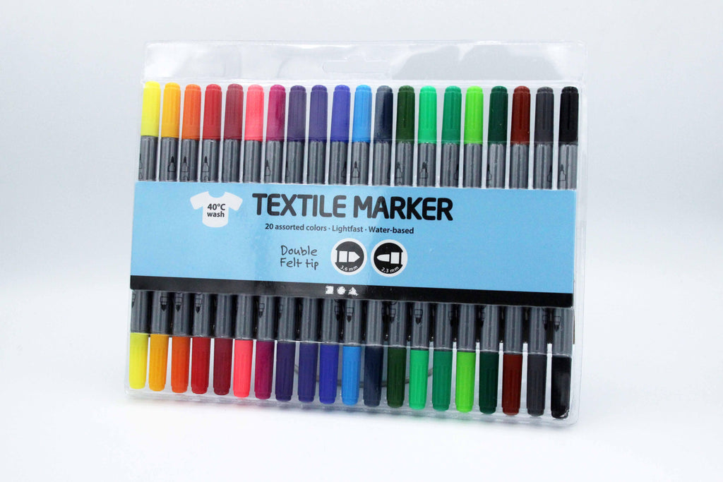 Textile Markers - Heat fixed, double tipped permanent pens. - SWFX Shop